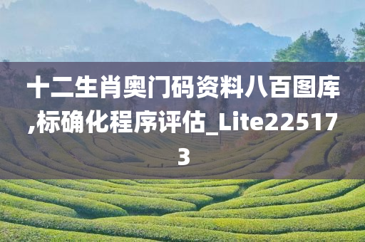 十二生肖奥门码资料八百图库,标确化程序评估_Lite225173