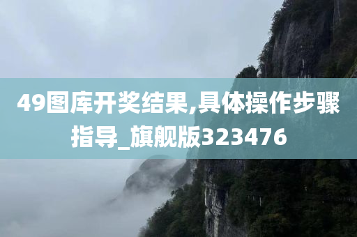 49图库开奖结果,具体操作步骤指导_旗舰版323476