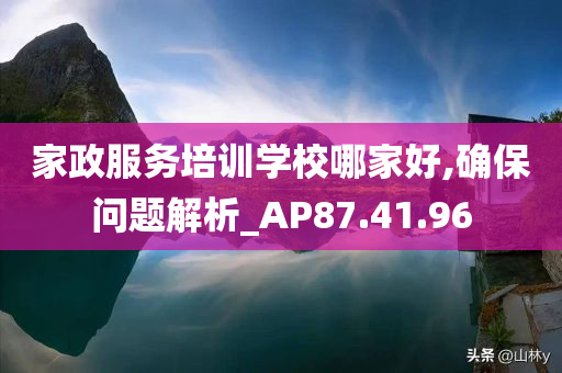 家政服务培训学校哪家好,确保问题解析_AP87.41.96