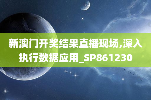 新澳门开奖结果直播现场,深入执行数据应用_SP861230