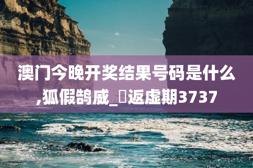 澳门今晚开奖结果号码是什么,狐假鹄威_‌返虚期3737