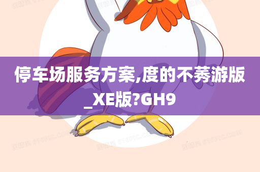 停车场服务方案,度的不莠游版_XE版?GH9