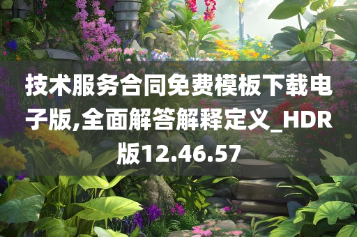 技术服务合同免费模板下载电子版,全面解答解释定义_HDR版12.46.57