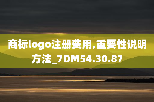 商标logo注册费用,重要性说明方法_7DM54.30.87