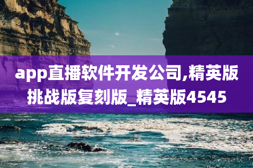 app直播软件开发公司,精英版挑战版复刻版_精英版4545