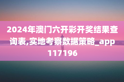 2024年澳门六开彩开奖结果查询表,实地考察数据策略_app117196