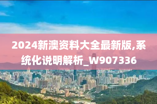 2024新澳资料大全最新版,系统化说明解析_W907336