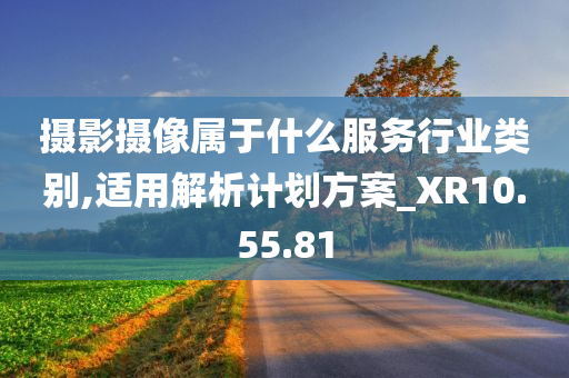 摄影摄像属于什么服务行业类别,适用解析计划方案_XR10.55.81