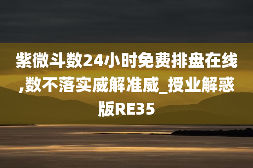 紫微斗数24小时免费排盘在线,数不落实威解准威_授业解惑版RE35