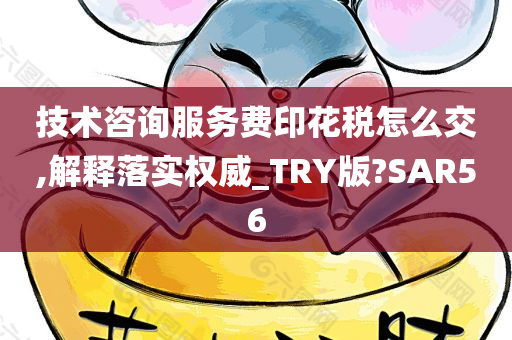 技术咨询服务费印花税怎么交,解释落实权威_TRY版?SAR56