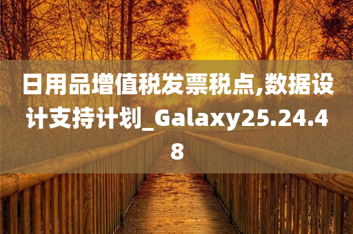 日用品增值税发票税点,数据设计支持计划_Galaxy25.24.48