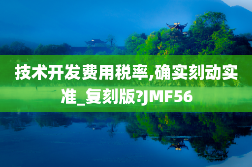 技术开发费用税率,确实刻动实准_复刻版?JMF56