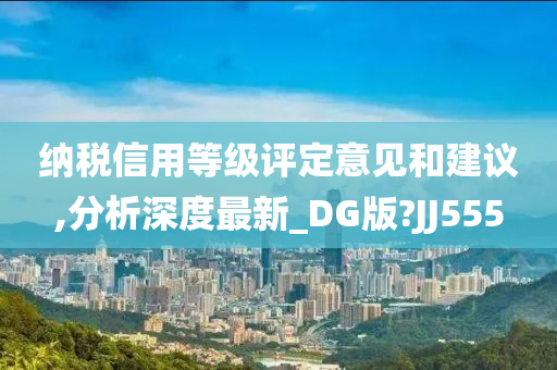 纳税信用等级评定意见和建议,分析深度最新_DG版?JJ555