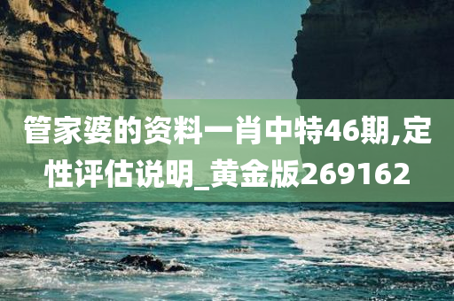 管家婆的资料一肖中特46期,定性评估说明_黄金版269162