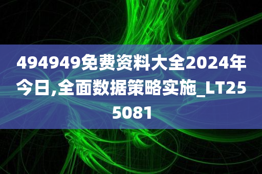 494949免费资料大全2024年今日,全面数据策略实施_LT255081