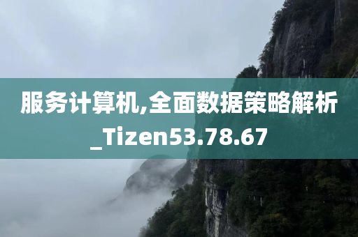 服务计算机,全面数据策略解析_Tizen53.78.67