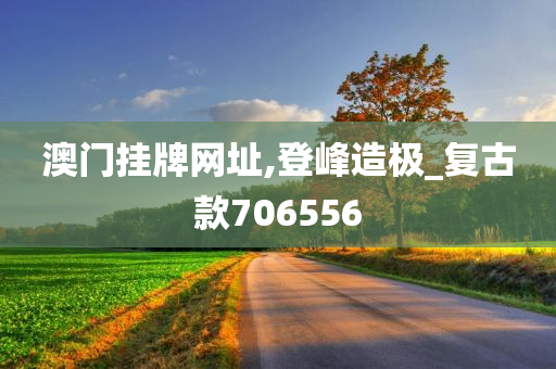 澳门挂牌网址,登峰造极_复古款706556