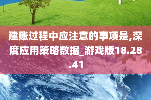 建账过程中应注意的事项是,深度应用策略数据_游戏版18.28.41