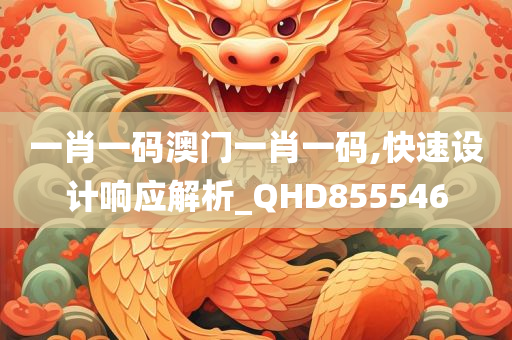 一肖一码澳门一肖一码,快速设计响应解析_QHD855546