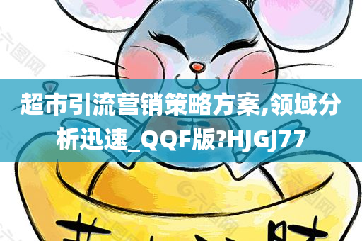 超市引流营销策略方案,领域分析迅速_QQF版?HJGJ77