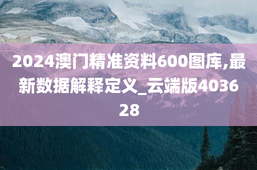 2024澳门精准资料600图库,最新数据解释定义_云端版403628