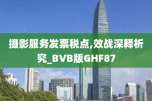 摄影服务发票税点,效战深释析究_BVB版GHF87