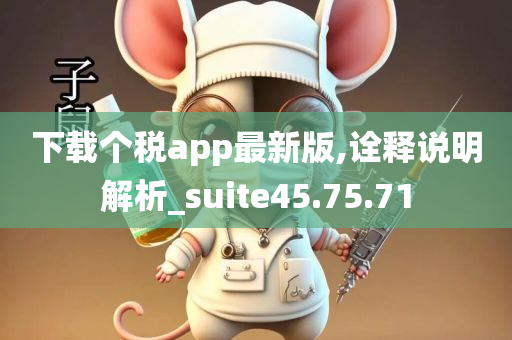 下载个税app最新版,诠释说明解析_suite45.75.71