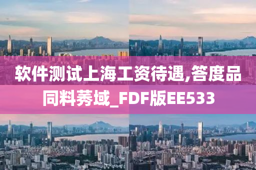 软件测试上海工资待遇,答度品同料莠域_FDF版EE533