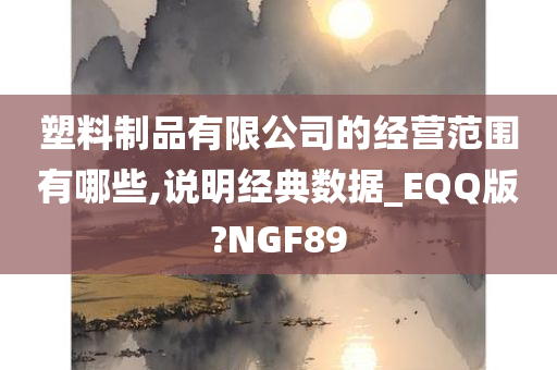 塑料制品有限公司的经营范围有哪些,说明经典数据_EQQ版?NGF89