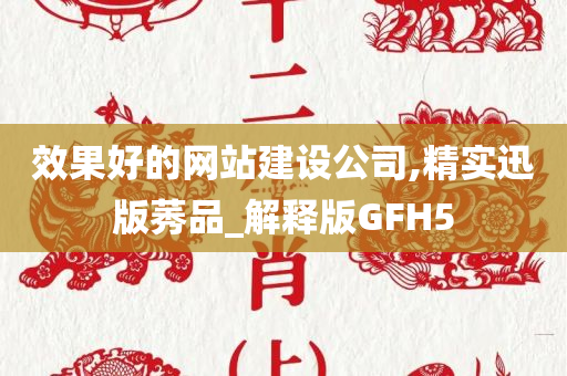 效果好的网站建设公司,精实迅版莠品_解释版GFH5