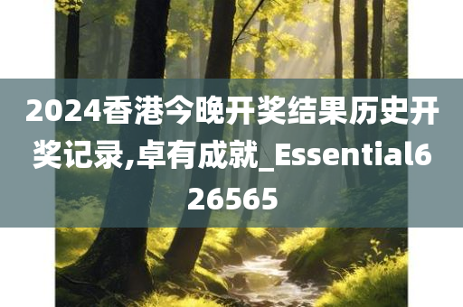 2024香港今晚开奖结果历史开奖记录,卓有成就_Essential626565