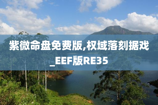 紫微命盘免费版,权域落刻据戏_EEF版RE35