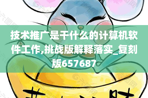 技术推广是干什么的计算机软件工作,挑战版解释落实_复刻版657687