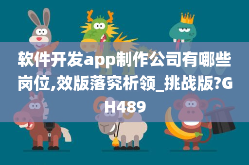 软件开发app制作公司有哪些岗位,效版落究析领_挑战版?GH489