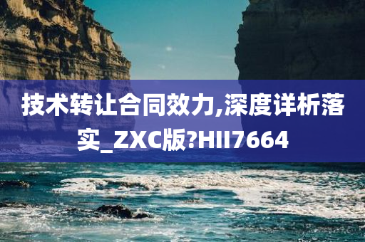 技术转让合同效力,深度详析落实_ZXC版?HII7664