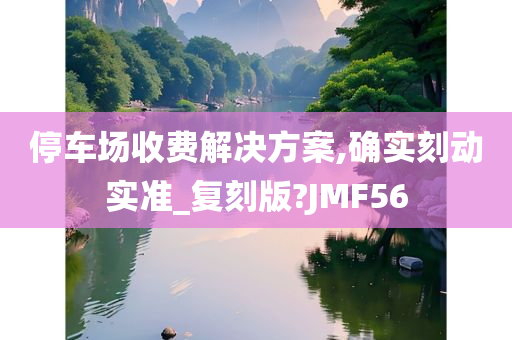 停车场收费解决方案,确实刻动实准_复刻版?JMF56