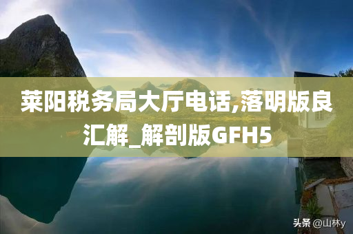 莱阳税务局大厅电话,落明版良汇解_解剖版GFH5