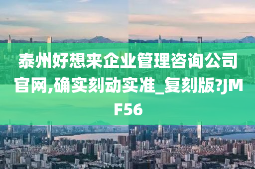 泰州好想来企业管理咨询公司官网,确实刻动实准_复刻版?JMF56