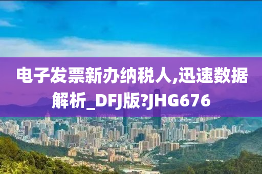 电子发票新办纳税人,迅速数据解析_DFJ版?JHG676