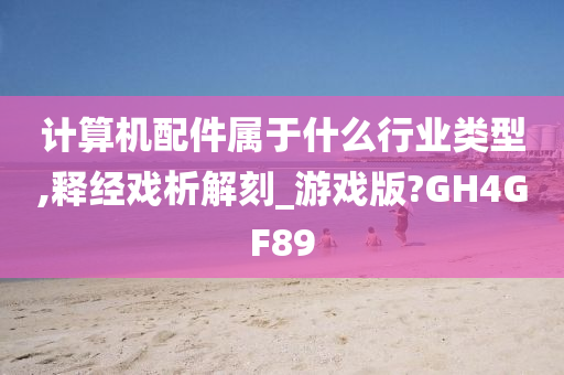 计算机配件属于什么行业类型,释经戏析解刻_游戏版?GH4GF89