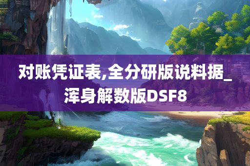 对账凭证表,全分研版说料据_浑身解数版DSF8