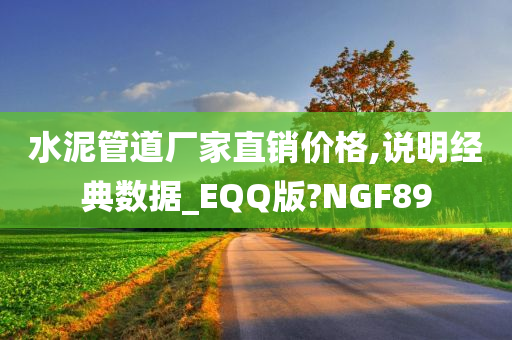 水泥管道厂家直销价格,说明经典数据_EQQ版?NGF89