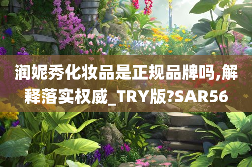 润妮秀化妆品是正规品牌吗,解释落实权威_TRY版?SAR56