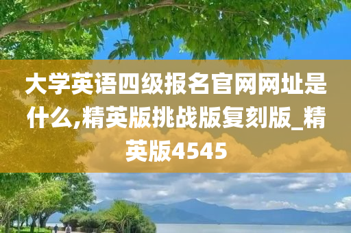 大学英语四级报名官网网址是什么,精英版挑战版复刻版_精英版4545