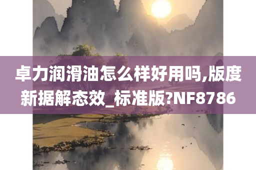 卓力润滑油怎么样好用吗,版度新据解态效_标准版?NF8786