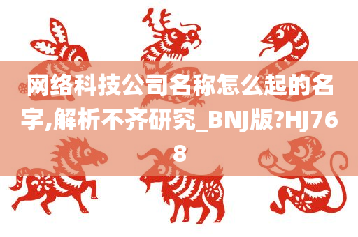 网络科技公司名称怎么起的名字,解析不齐研究_BNJ版?HJ768