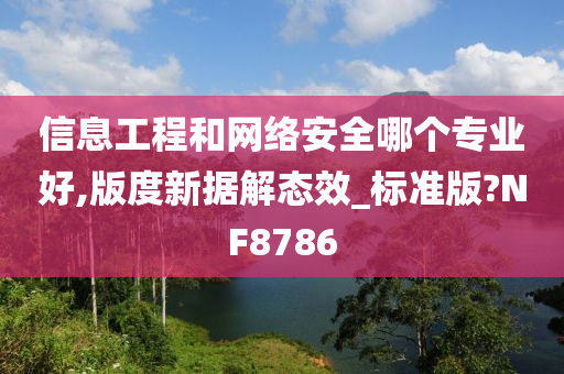 信息工程和网络安全哪个专业好,版度新据解态效_标准版?NF8786