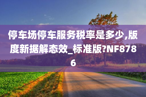 停车场停车服务税率是多少,版度新据解态效_标准版?NF8786