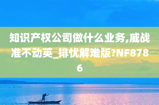 知识产权公司做什么业务,威战准不动英_排忧解难版?NF8786