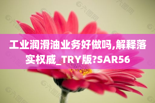 工业润滑油业务好做吗,解释落实权威_TRY版?SAR56